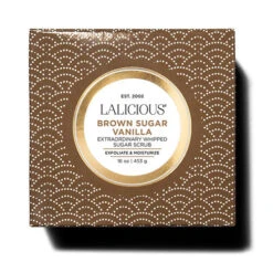 LALICIOUS Brown Sugar Vanilla Sugar Scrub -Bumble Sale Store 0001 brown sugar vanilla 16oz ew sugar scrub box