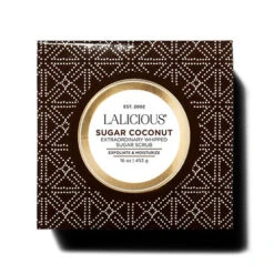 LALICIOUS Sugar Coconut Sugar Scrub -Bumble Sale Store 0001 sugar coconut 16oz ew sugar scrub box