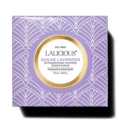 LALICIOUS Sugar Lavender Sugar Scrub -Bumble Sale Store 0001 sugar lavender 16oz ew sugar scrub box