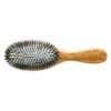 Bass Brushes Bass 53 Dark Bamboo | Medium Oval Hairbrush With Natural Bristle + Nylon Pin -Bumble Sale Store 53DB 1es