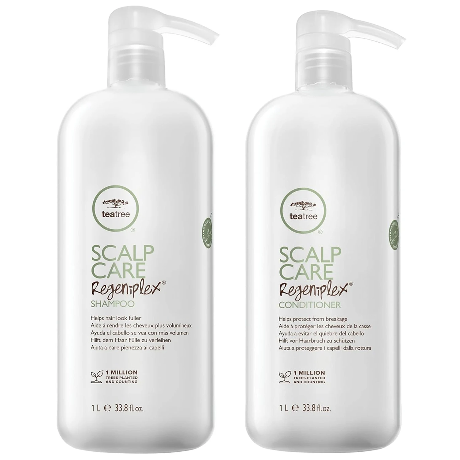 Paul Mitchell Tea Tree Scalp Care Regeniplex Shampoo & Conditioner Liter Duo ($104 VALUE) 3 Paul Mitchell Tea Tree Scalp Care Regeniplex Shampoo & Conditioner Liter Duo ($104 VALUE)