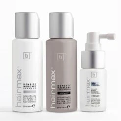 HairMax Density 3pc Starter Kit Shampoo, Conditioner And Acceler8 Hair Booster + Nutrients