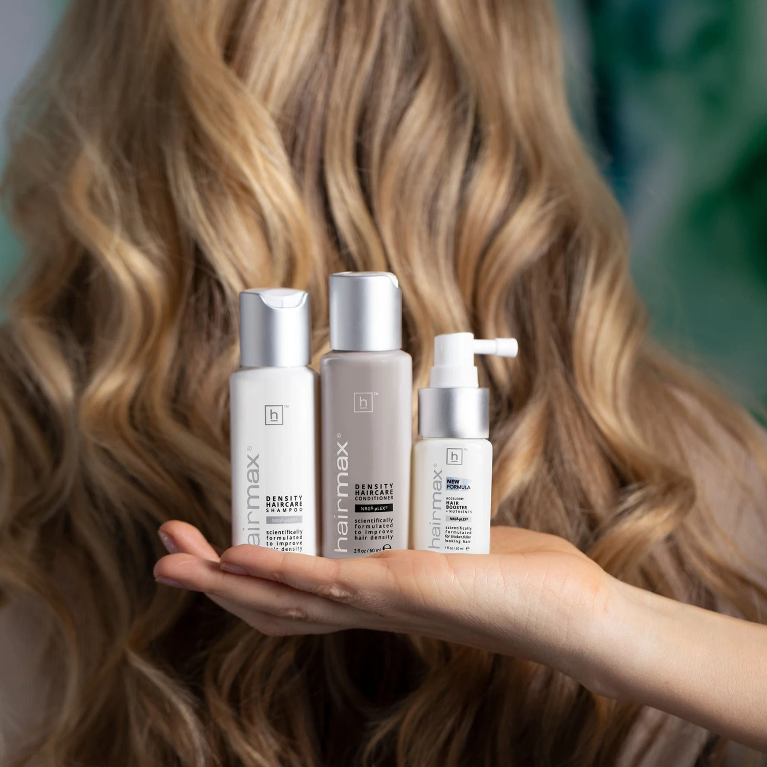 HairMax Density 3pc Starter Kit Shampoo, Conditioner And Acceler8 Hair Booster + Nutrients 4 HairMax Density 3pc Starter Kit Shampoo, Conditioner And Acceler8 Hair Booster + Nutrients - Image 2