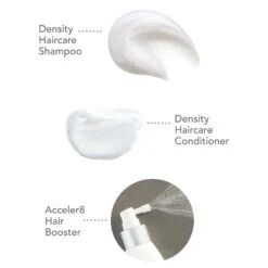 HairMax Density 3pc Starter Kit Shampoo, Conditioner And Acceler8 Hair Booster + Nutrients 14 HairMax Density 3pc Starter Kit Shampoo, Conditioner And Acceler8 Hair Booster + Nutrients -Bumble Sale Store 856823006527 7