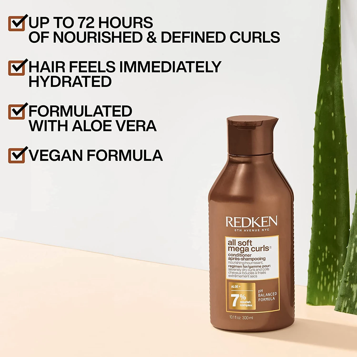 Redken All Soft Mega Curls Conditioner - 10oz 5 Redken All Soft Mega Curls Conditioner - 10oz - Image 3