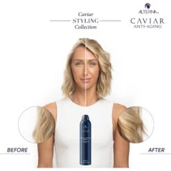 Alterna Caviar Anti-Aging Perfect Texture Spray - 6oz -Bumble Sale Store AlternaCaviarStyling 4000x4000 BeforeAfterAsset PerfectTexture