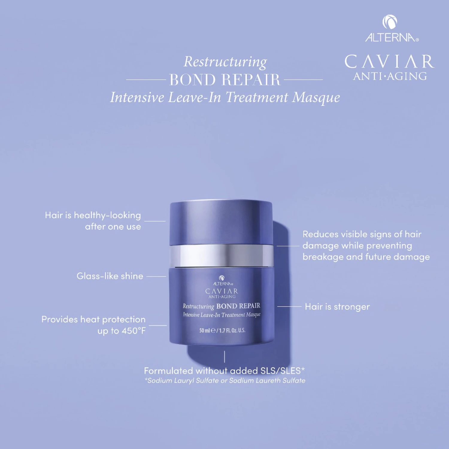 Alterna Caviar Anti-Aging Restructuring Bond Repair Intensive Leave-In Treatment - 1.7oz 7 Alterna Caviar Anti-Aging Restructuring Bond Repair Intensive Leave-In Treatment - 1.7oz - Image 5