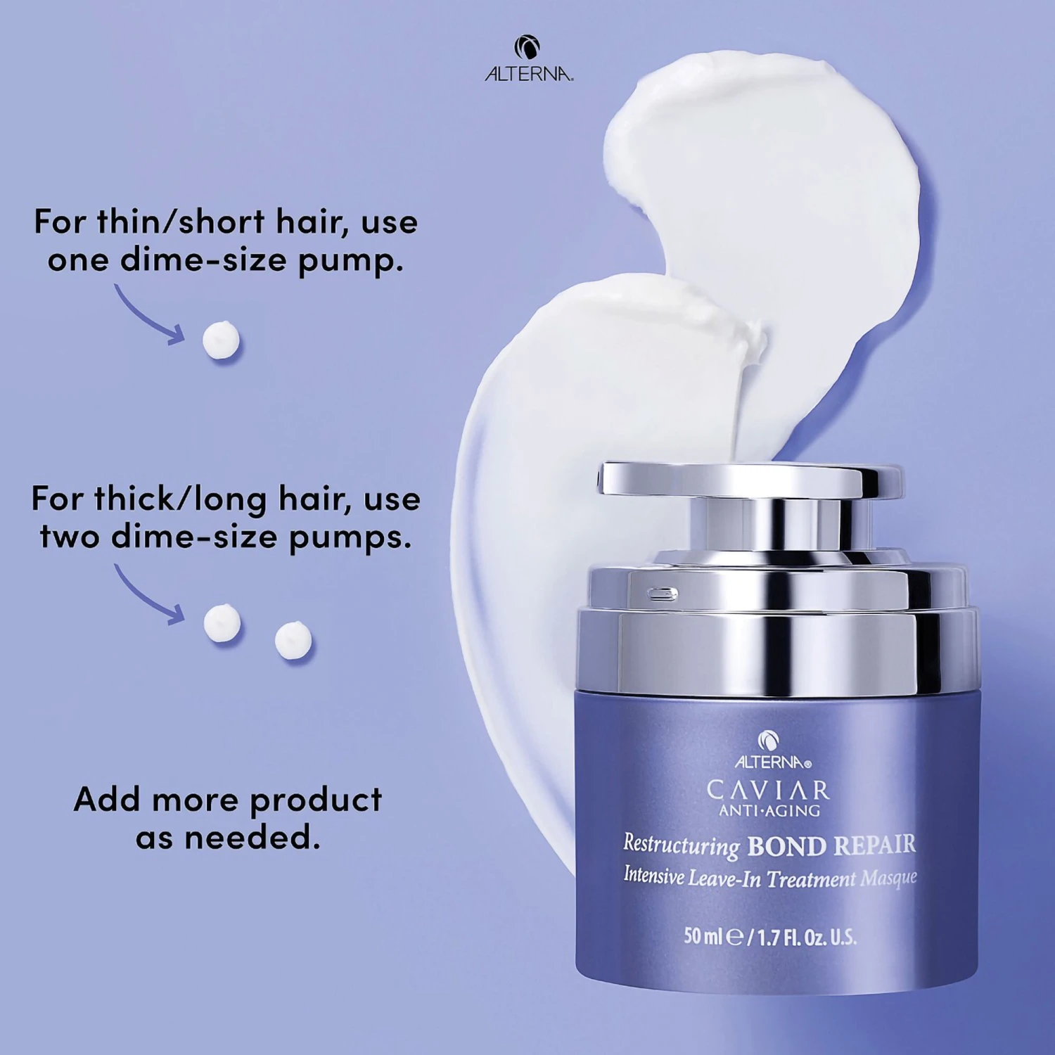 Alterna Caviar Anti-Aging Restructuring Bond Repair Intensive Leave-In Treatment - 1.7oz 8 Alterna Caviar Anti-Aging Restructuring Bond Repair Intensive Leave-In Treatment - 1.7oz - Image 6