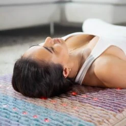 HealthyLine Rainbow Chakra Mat Large 7428 Firm - PEMF Inframat Pro Third Edition -Bumble Sale Store Amethyst Sodalite Agate Aventurine Carnelian RedJasper Rainbow Chakra Mat Large 7428 Firm Photon PEMF Inframat Pro 3rd Edition 1