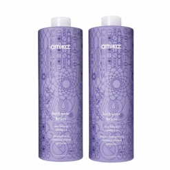 Amika Bust Your Brass Cool Blonde Shampoo And Conditioner Liter Duo ($150 Value)