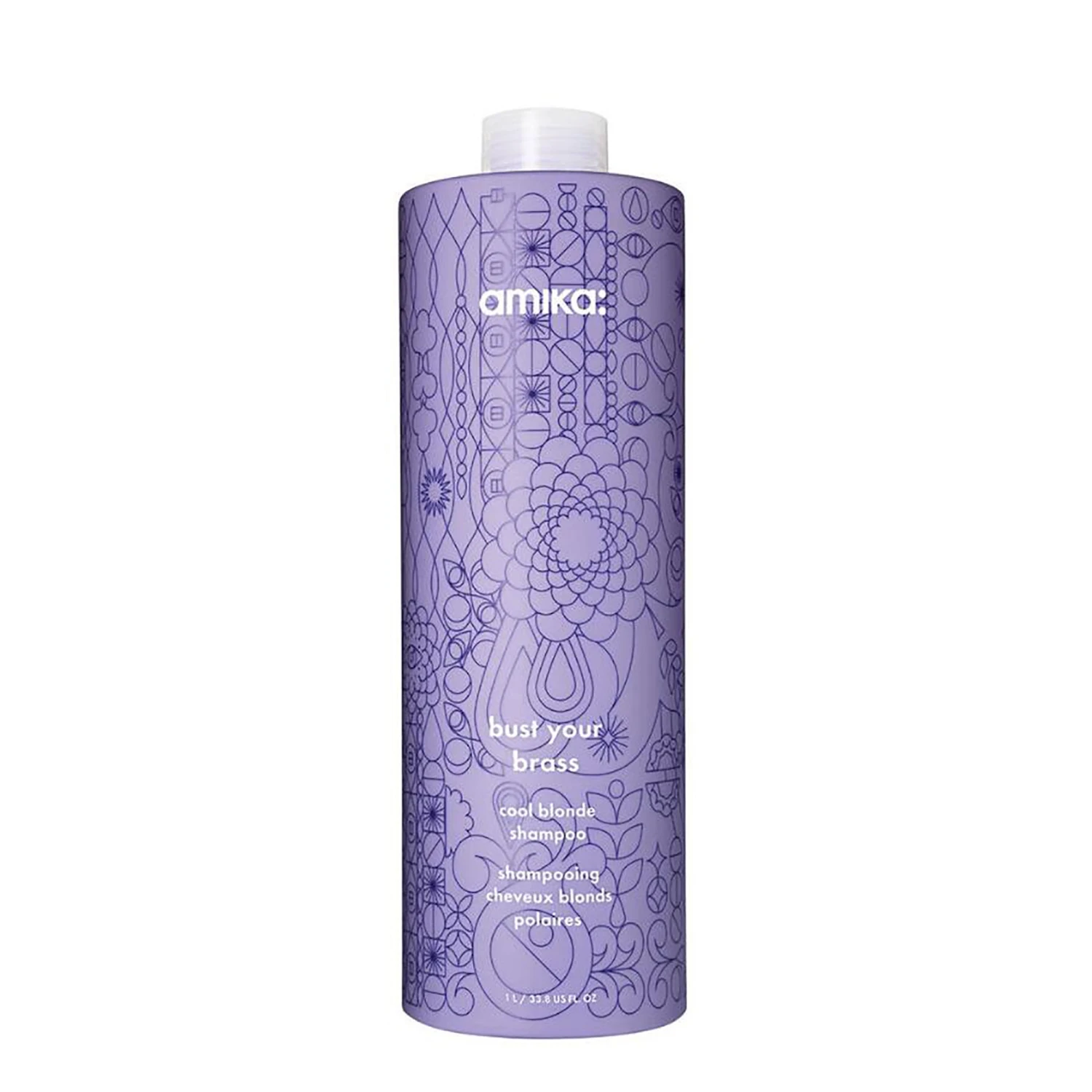Amika Bust Your Brass Cool Blonde Shampoo 10 Amika Bust Your Brass Cool Blonde Shampoo - Image 8
