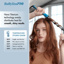 BabylissPRO Nano Titanium 1" Oval Barrel Wand - Item No. BNTOW100LUC 18 BabylissPRO Nano Titanium 1" Oval Barrel Wand - Item No. BNTOW100LUC -Bumble Sale Store BabylissPRO Nano Titanium 1 Oval Barrel Wand Item No. BNTOW100LUC 4