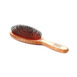 Bass Brushes Premiere Series PMD | Medio Oval With Ultra Premium Natural Bristle + Nylon Pin -Bumble Sale Store Bass Brushes PMD