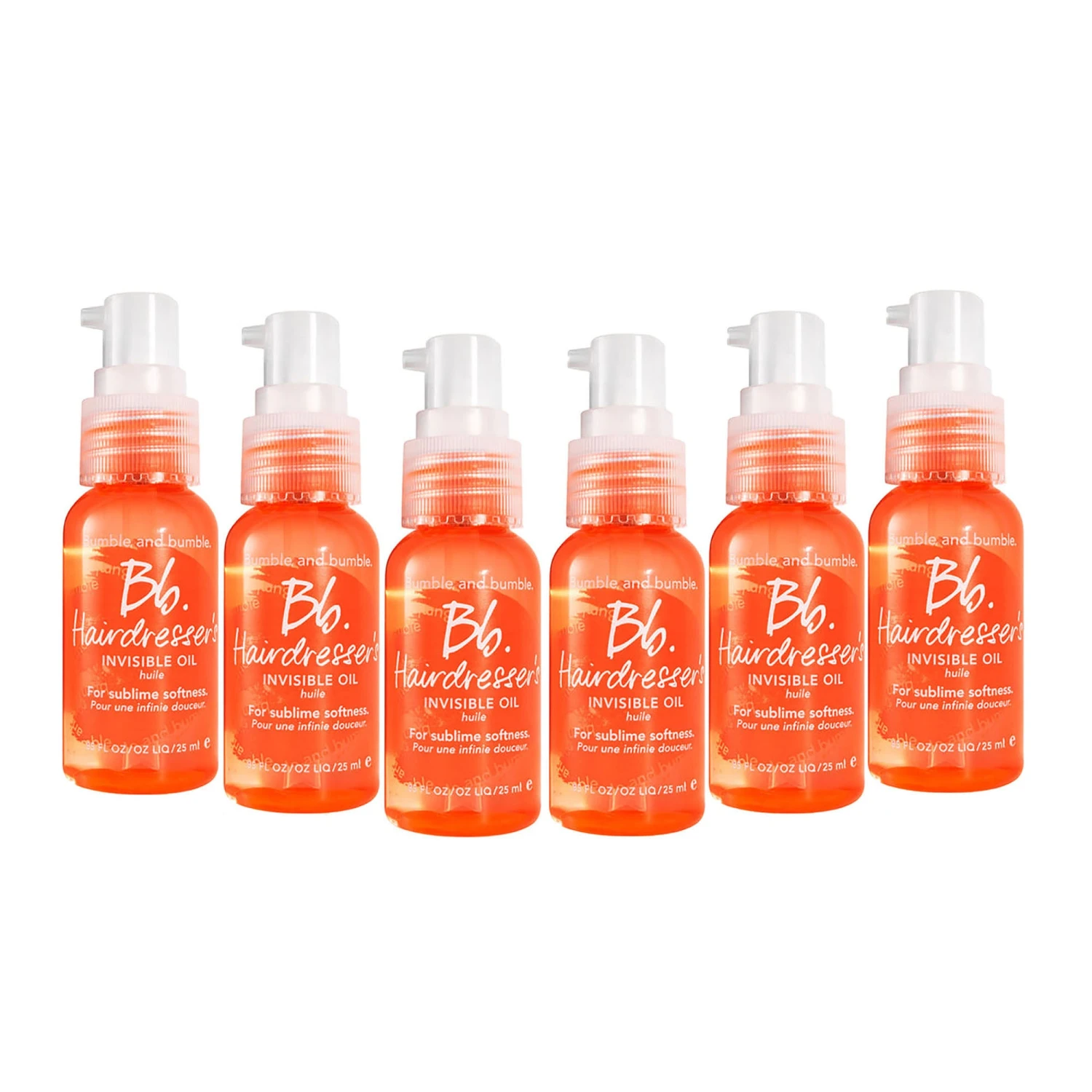 Bumble And Bumble Hairdresser's Invisible Oil 0.8oz - 6 Pack ($144 Value) 3 Bumble And Bumble Hairdresser's Invisible Oil 0.8oz - 6 Pack ($144 Value)