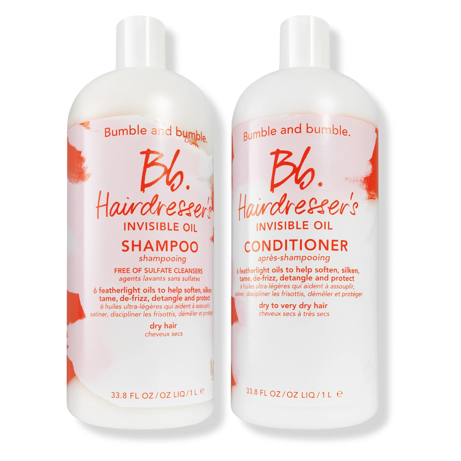 Bumble And Bumble Hairdresser's Oil Shampoo And Conditioner Liter Duo ($216 Value) 3 Bumble And Bumble Hairdresser's Oil Shampoo And Conditioner Liter Duo ($216 Value)