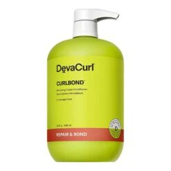 Devacurl CurlBond Re-Coiling Mild Lather Cleanser And CurlBond Re-Coiling Cream Conditioner Liter Duo -Bumble Sale Store DevaCurl Curlbond Conditioner 33