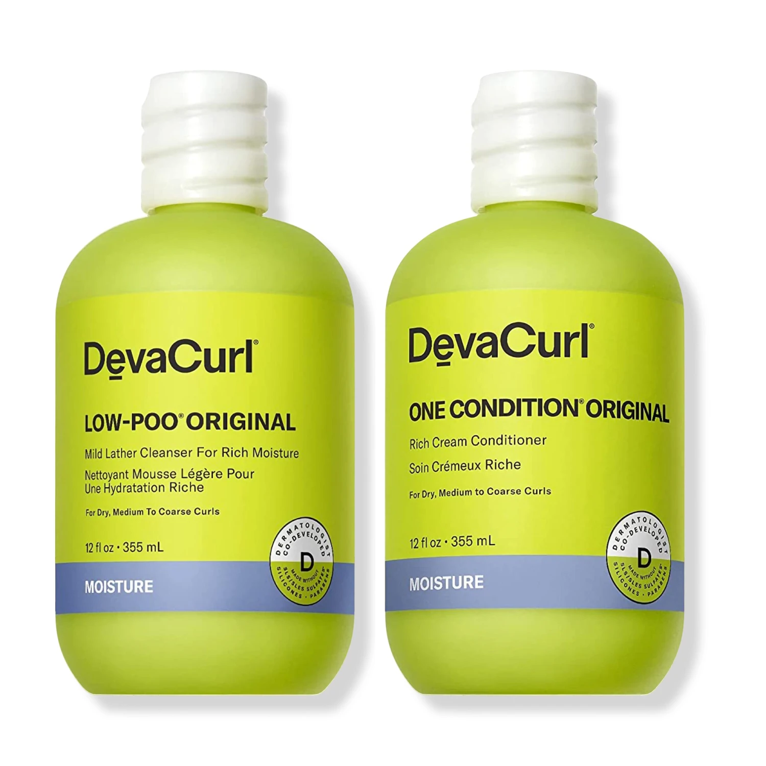 Devacurl Low-Poo Original And One Condition Original 12oz Duo 3 Devacurl Low-Poo Original And One Condition Original 12oz Duo