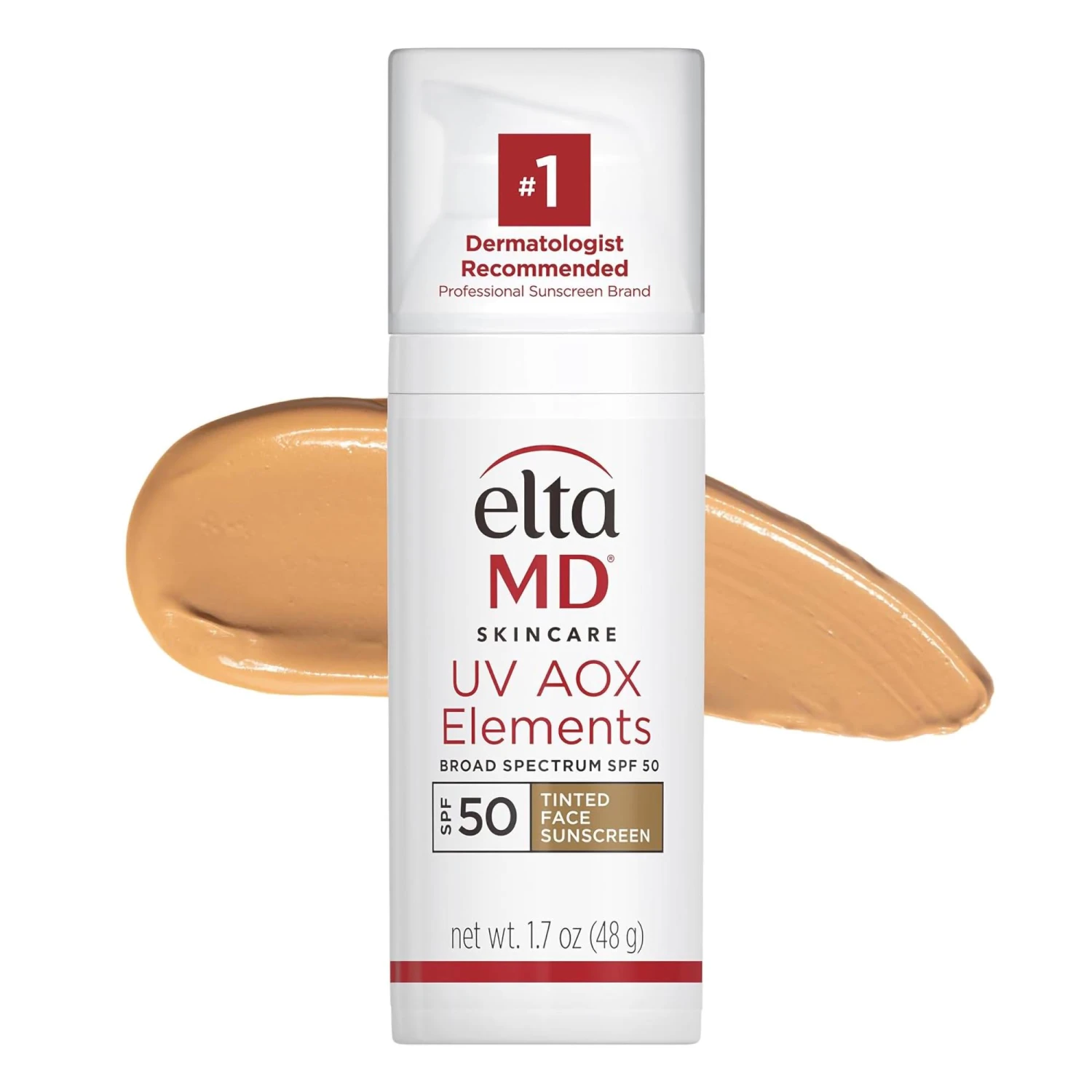 Elta Md UV AOX Elements Broad Spectrum SPF 50 Tinted Face Sunscreen - Image 2