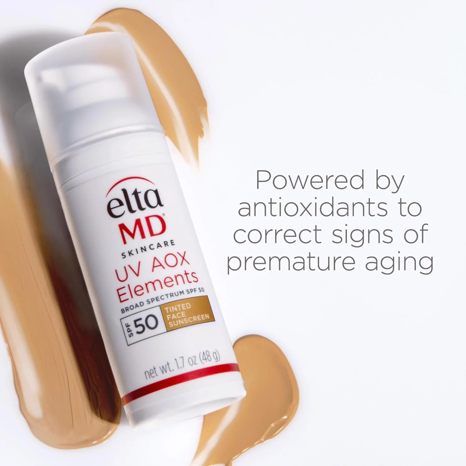 Elta Md UV AOX Elements Broad Spectrum SPF 50 Tinted Face Sunscreen - Image 7