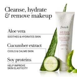 Fresh Soy Face Cleanser 5oz -Bumble Sale Store Fresh Soy Face Cleanser 5oz 3