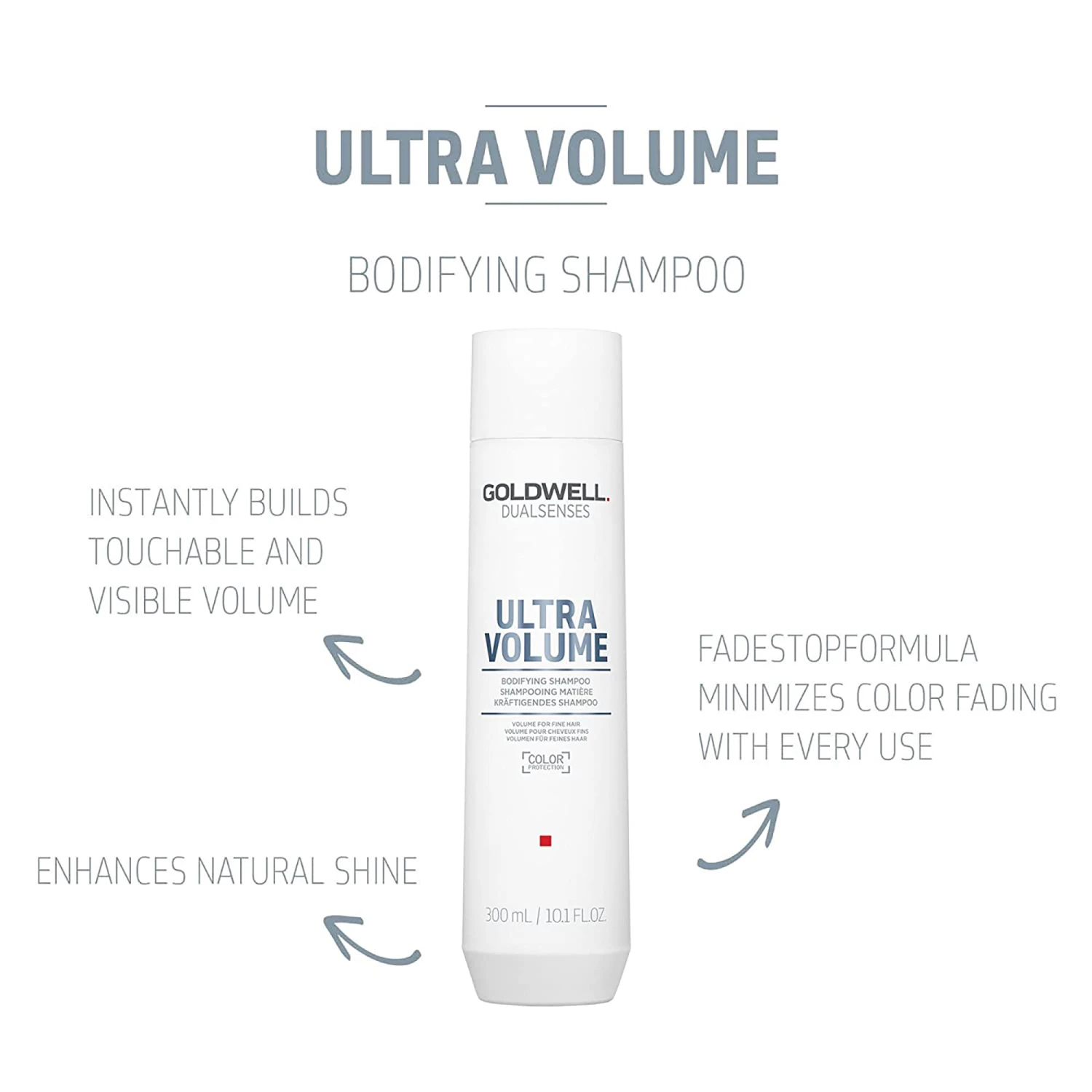 Goldwell Dualsenses Ultra Volume Bodifying Shampoo 10oz 4 Goldwell Dualsenses Ultra Volume Bodifying Shampoo 10oz - Image 2