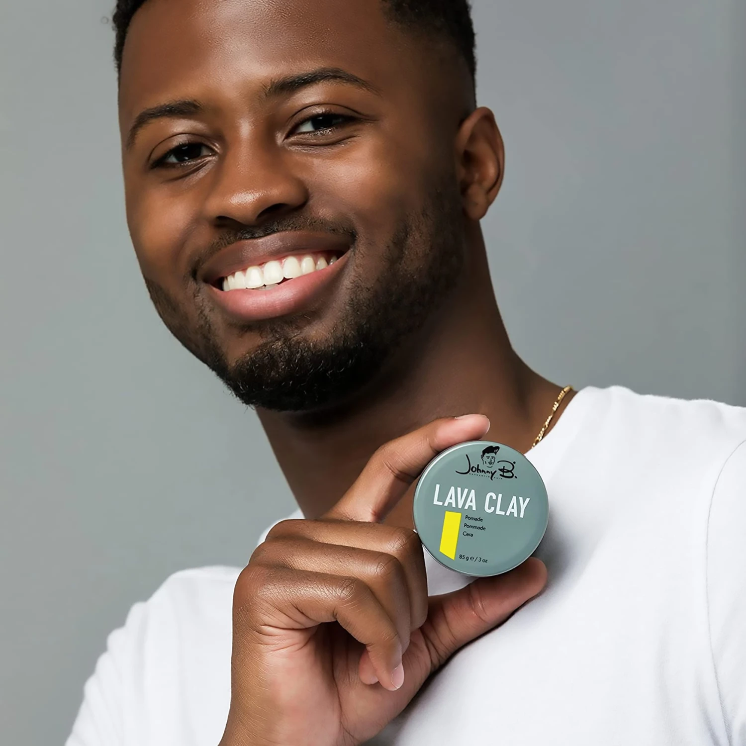 Johnny B Lava Clay Pomade - 3oz 5 Johnny B Lava Clay Pomade - 3oz - Image 3