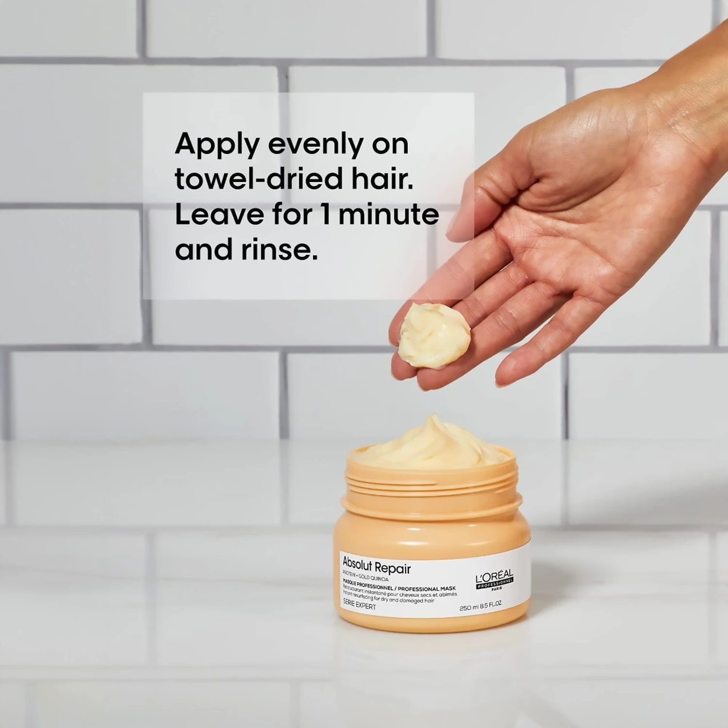 L'Oreal Serie Expert Absolut Repair Instant Mask - 8.4oz 6 L'Oreal Serie Expert Absolut Repair Instant Mask - 8.4oz - Image 4