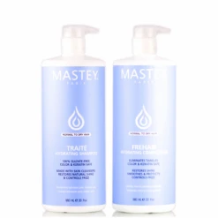 Mastey Traite Cream Shampoo & Frehair Detangling Conditioner Liter Duo