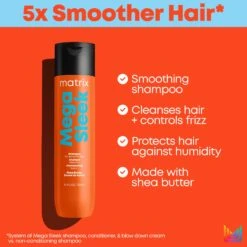Matrix Mega Sleek Shampoo And Conditioner Duo 10oz ($36 Value) -Bumble Sale Store Matrix 2023 NA Mega Sleek Shampoo Benefit 2000x2000 b2e82c10 b2d0 4b86 ae2a 696bbf7b344e