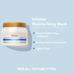 Mizani Moisture Fusion Deep Conditioning Hair Mask -Bumble Sale Store Mizani Moisture Fusion Intense Moisturizing Mask 1