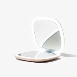 Vanity Planet Moda | Mini Light Up Makeup Mirror - Nude