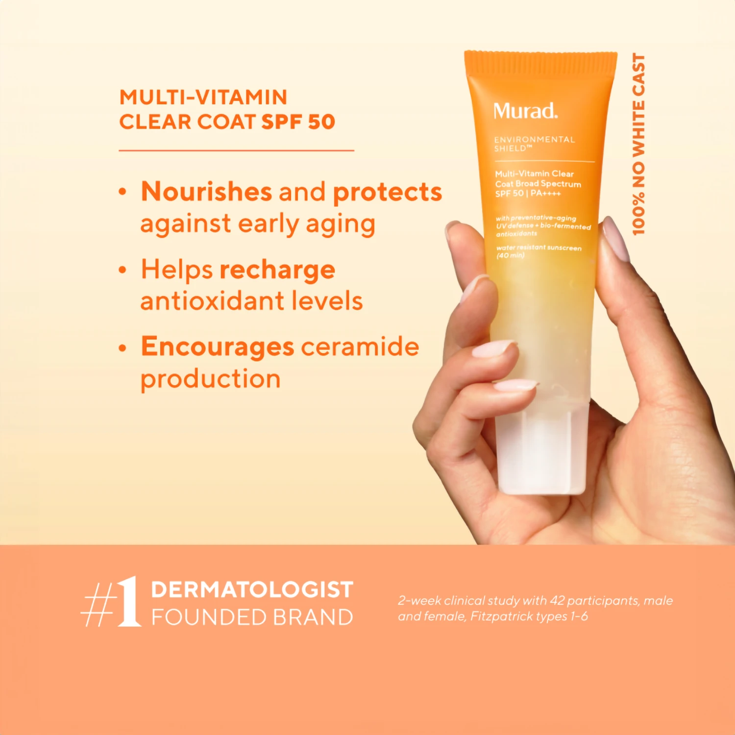 Murad Multi Vitamin Clear Coat SPF 50 6 Murad Multi Vitamin Clear Coat SPF 50 - Image 4