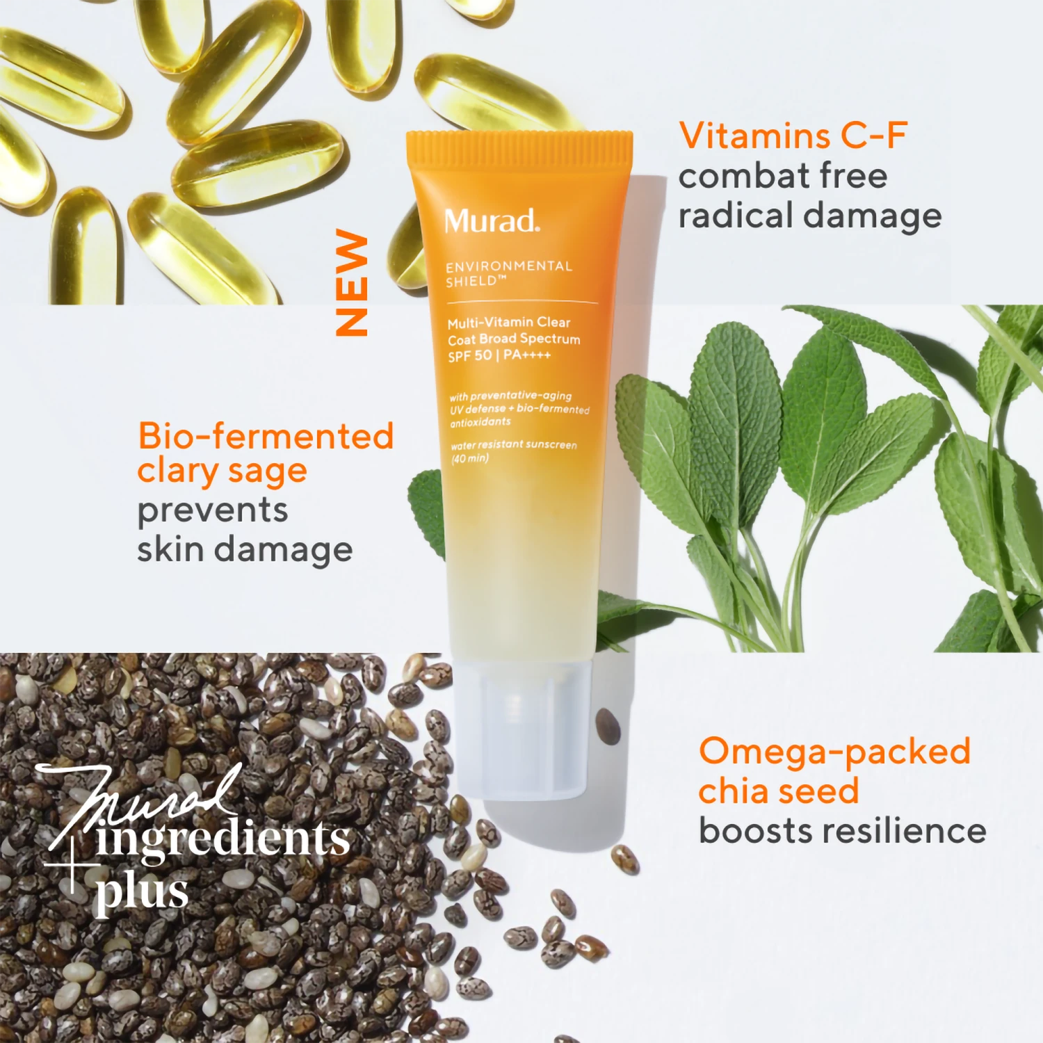 Murad Multi Vitamin Clear Coat SPF 50 10 Murad Multi Vitamin Clear Coat SPF 50 - Image 8