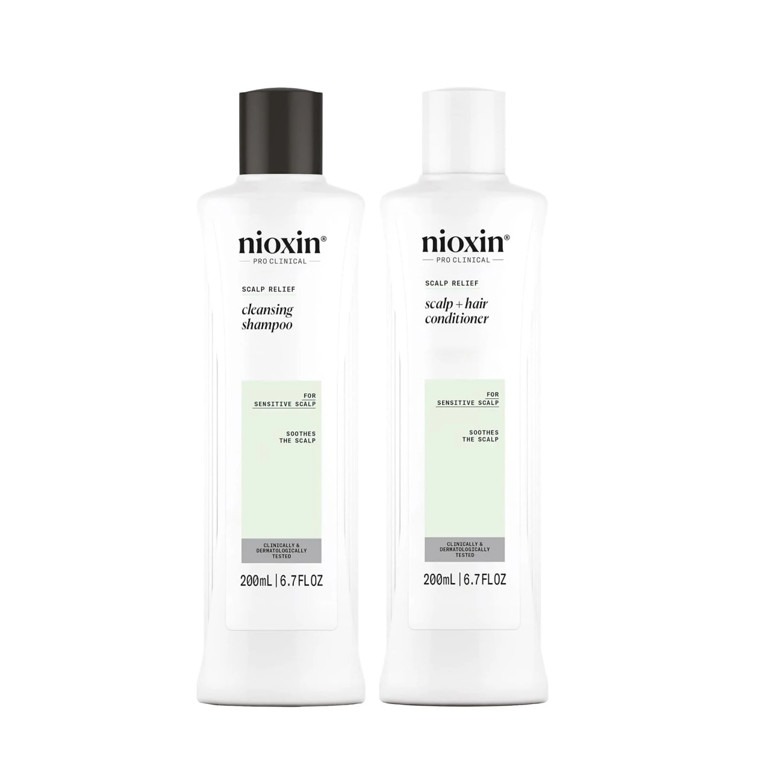 Nioxin Scalp Relief Cleansing Shampoo And Scalp + Hair Conditioner 6.7oz Duo ($52 Value) 3 Nioxin Scalp Relief Cleansing Shampoo And Scalp + Hair Conditioner 6.7oz Duo ($52 Value)