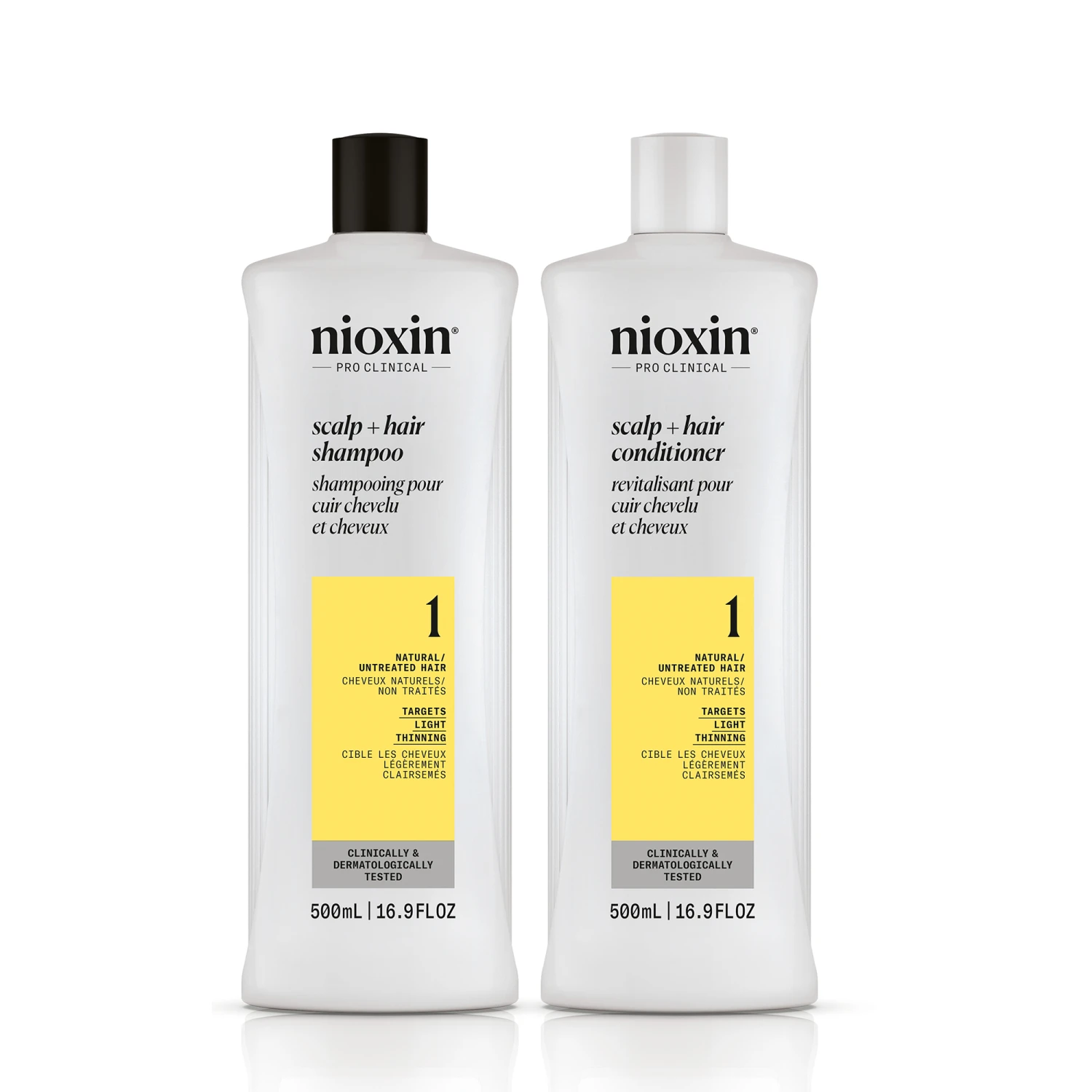 Nioxin System 1 Scalp + Hair Shampoo And Conditioner 16oz Duo ($70 Value) 3 Nioxin System 1 Scalp + Hair Shampoo And Conditioner 16oz Duo ($70 Value)