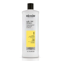 Nioxin System 1 Scalp + Hair Shampoo 24 Nioxin System 1 Scalp + Hair Shampoo -Bumble Sale Store Nioxin System 1 Shampoo 33oz 1000ml