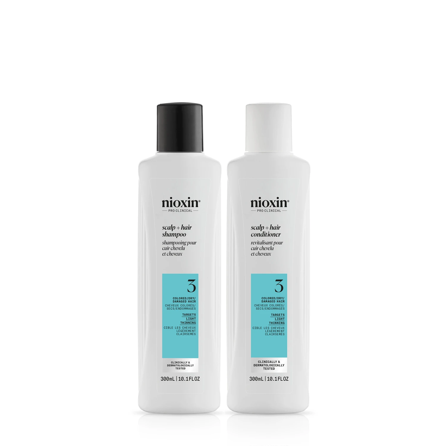 Nioxin System 3 Scalp + Hair Shampoo And Conditioner 10oz Duo ($52 Value) 3 Nioxin System 3 Scalp + Hair Shampoo And Conditioner 10oz Duo ($52 Value)