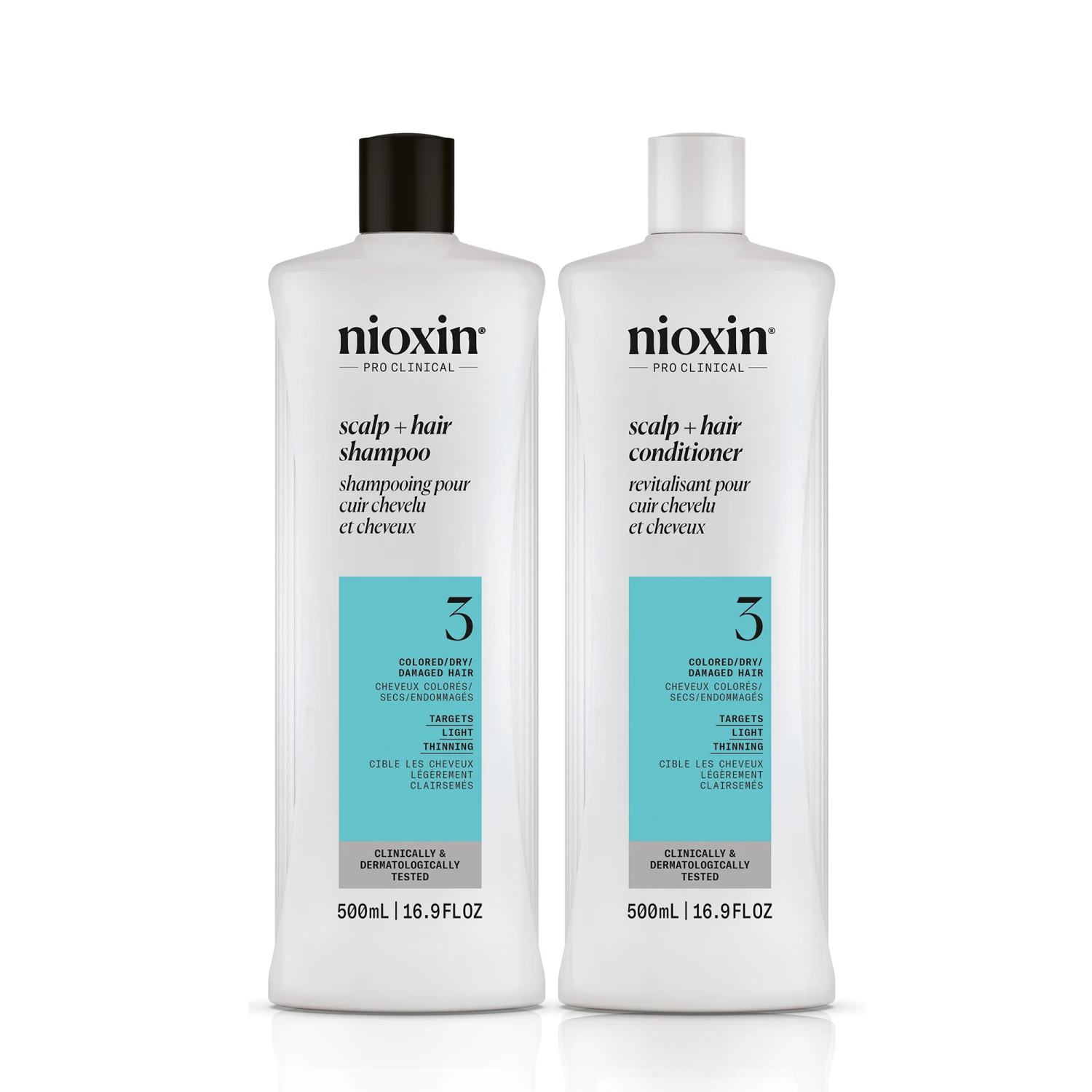 Nioxin System 3 Scalp + Hair Shampoo And Conditioner 16oz Duo ($70 Value) 3 Nioxin System 3 Scalp + Hair Shampoo And Conditioner 16oz Duo ($70 Value)
