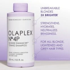 Olaplex No.4P Blonde Enhancer Toning Shampoo -Bumble Sale Store Olaplex Number4Purple 8oz 2