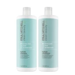 Paul Mitchell Clean Beauty Hydrate Shampoo And Conditioner Liter Duo