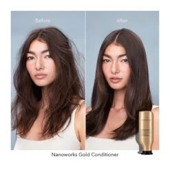 Pureology Nano Works Gold Shampoo & Conditioner Liter Duo ($260 Value) 13 Pureology Nano Works Gold Shampoo & Conditioner Liter Duo ($260 Value) -Bumble Sale Store Pureology NanoworksGold Conditioner Model