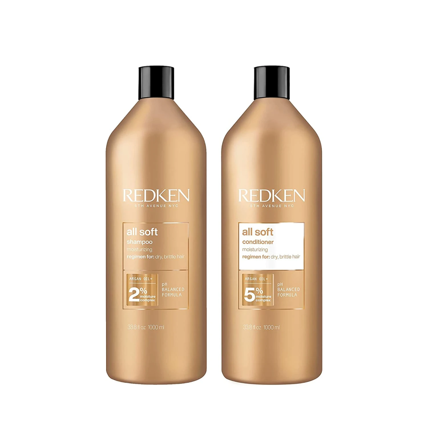 Redken All Soft Shampoo And Conditioner Liter ($104 Value) 3 Redken All Soft Shampoo And Conditioner Liter ($104 Value)