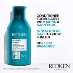 Redken Extreme Length With Biotin Shampoo & Conditioner Duo 10oz ($52 Value) -Bumble Sale Store Redken Extreme Length Conditioner10 f994fb3d 37b7 4f49 a60f dc71a35d5711