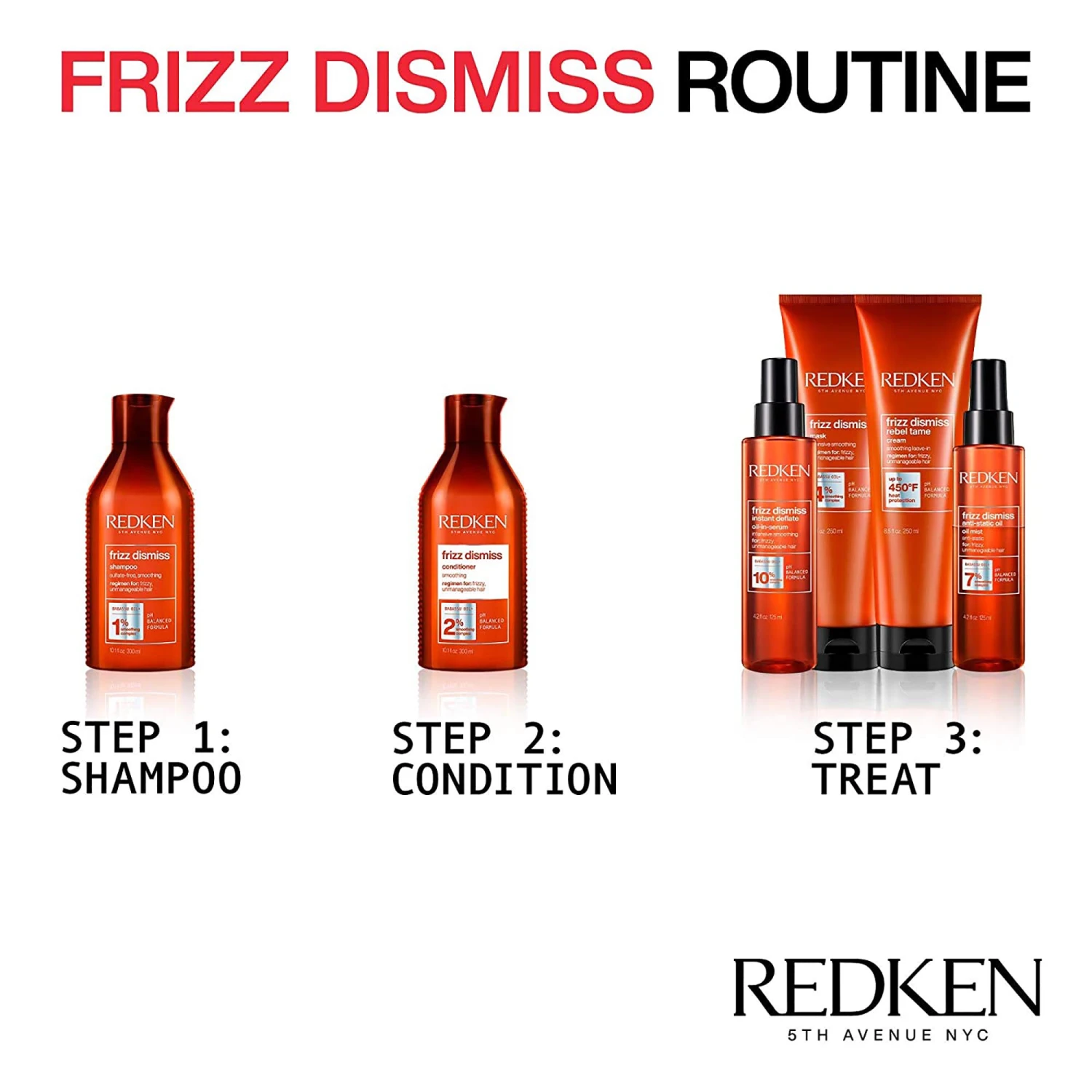 Redken Frizz Dismiss Shampoo 6 Redken Frizz Dismiss Shampoo - Image 4