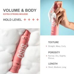 Schwarzkopf Professional Osis Grip Mousse -Bumble Sale Store Schwarzkopf Professional Osis Grip Mousse 2