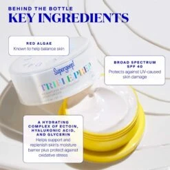Supergoop! Triple Prep Weightless Multitasking Moisturizer SPF40 -Bumble Sale Store Supergoop Triple Prep Weightless Multitasking Moisturizer SPF40 5