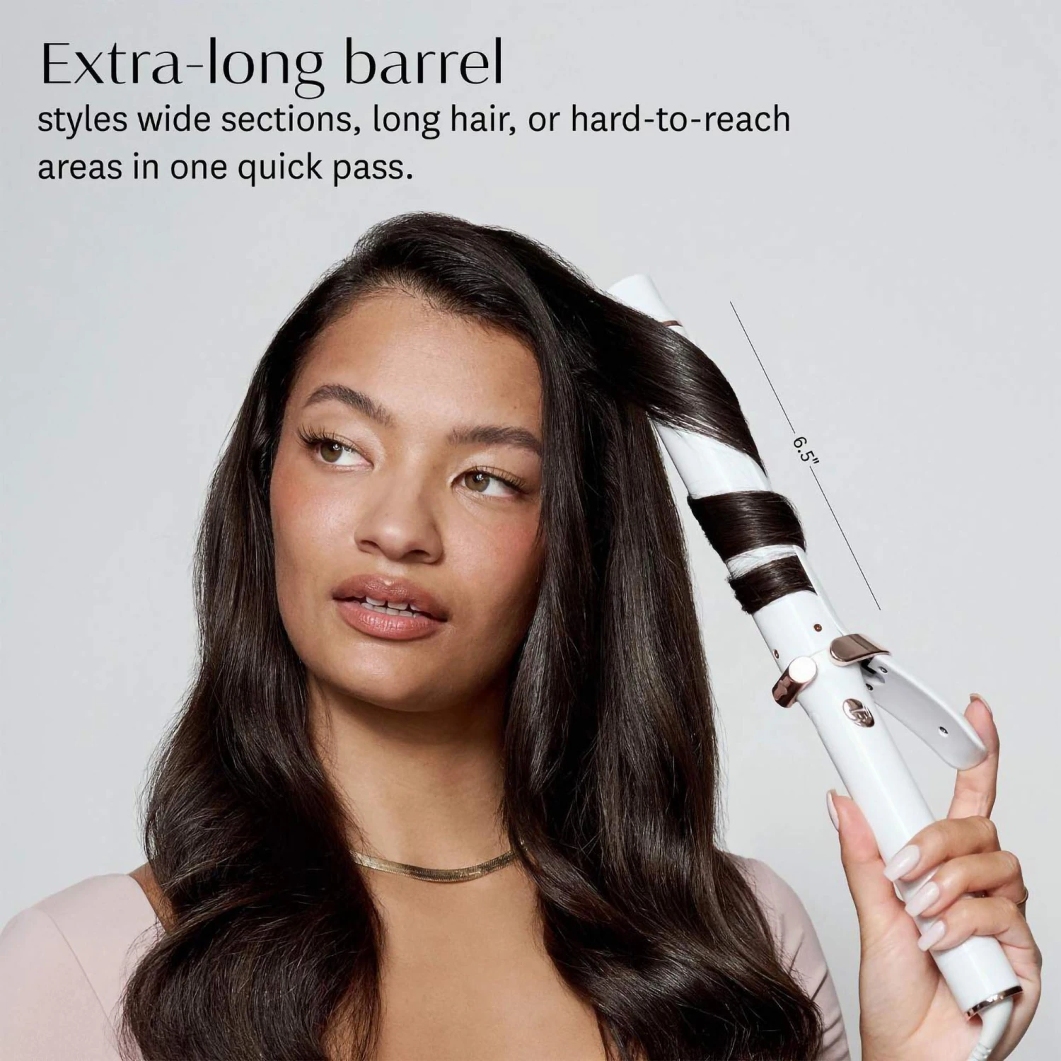 T3 Singlepass Curl X 1.25" Ceramic Extra-Long Barrel Curling Iron 9 T3 Singlepass Curl X 1.25" Ceramic Extra-Long Barrel Curling Iron - Image 7