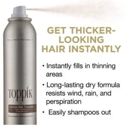 Toppik Colored Hair Thickener Spray - Medium Brown 5oz -Bumble Sale Store ToppikColoredHairThickenerSpray MediumBrown5oz 3