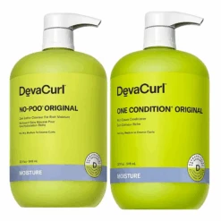 Devacurl No-Poo Original And One Condition Original Liter Duo