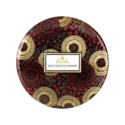 Voluspa Japonica 3 Wick Candle In Decorative Tin -Bumble Sale Store Voluspa Japonica 3Wick Candle Goji